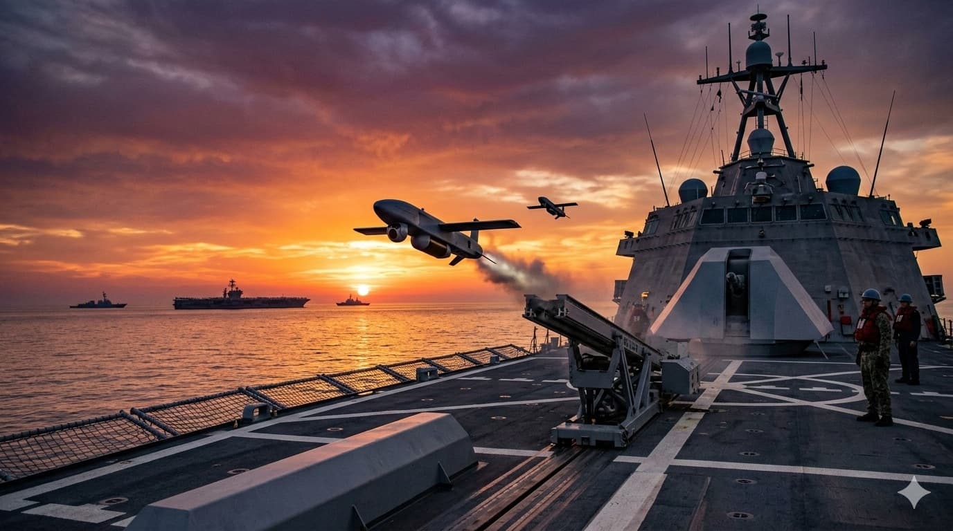 البنتاغون يعلن جاهزية وحدة الطائرات الانتحارية لأي ضربات محتملة على إيران