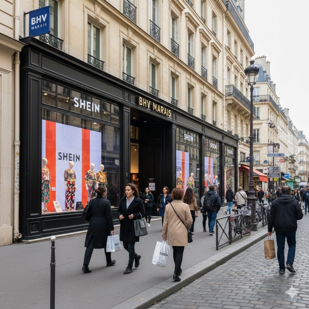 BHV يوسّع حضور Shein في فرنسا وسط انتقادات الأسعار المنخفضة