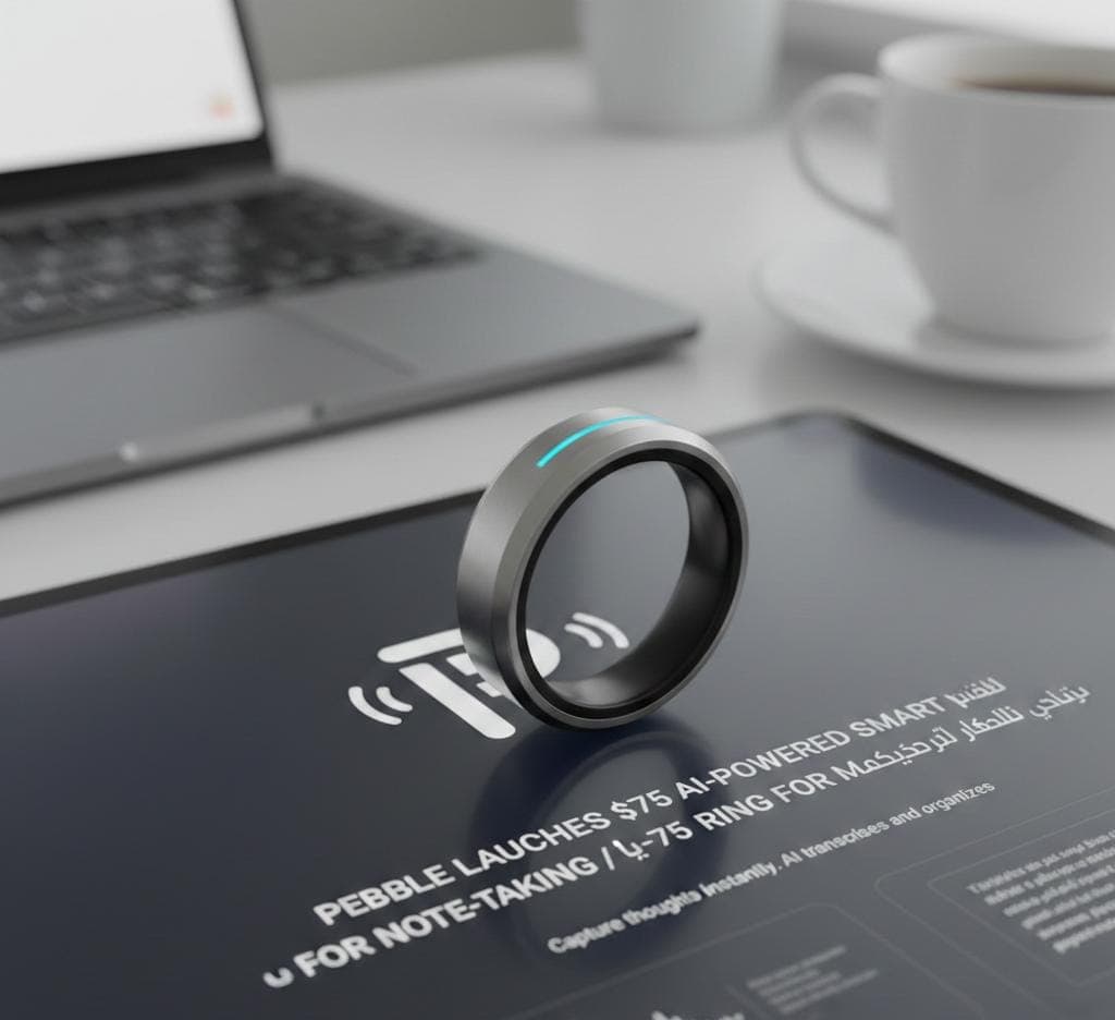  بيبل تطلق خاتمًا ذكيًا بـ75 دولارًا لتسجيل الملاحظات مدعومًا بالذكاء الاصطناعي 