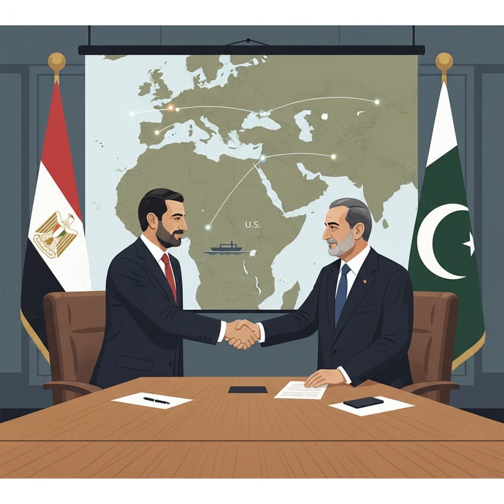 مصر وباكستان تدعمان المساعي الدبلوماسية لفتح مضيق هرمز