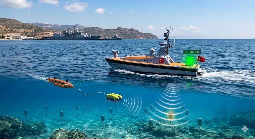 المركبة التركية المسيرة ديرين غوز تجتاز اختبارات كشف الألغام البحرية