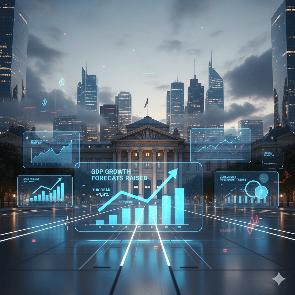 بنك فرنسا يرفع توقعات النمو مع صمود الاقتصاد رغم الاضطرابات السياسية