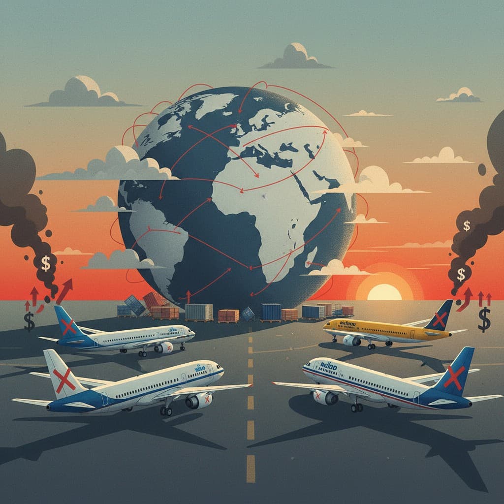 ارتفاع أسعار وقود الطائرات يُهدد حركة الملاحة الجوية العالمية