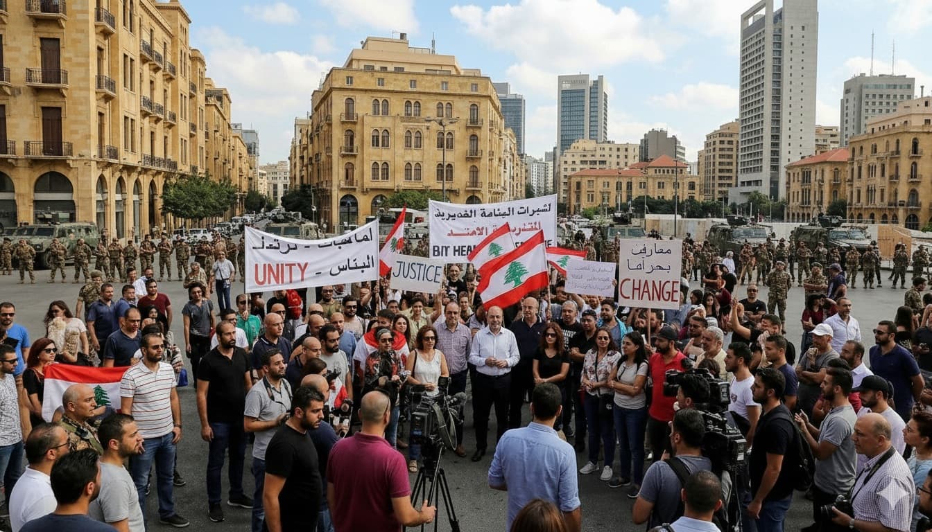 الجيش اللبناني ينفي التعرّض للصحافيين في حراك الشارع