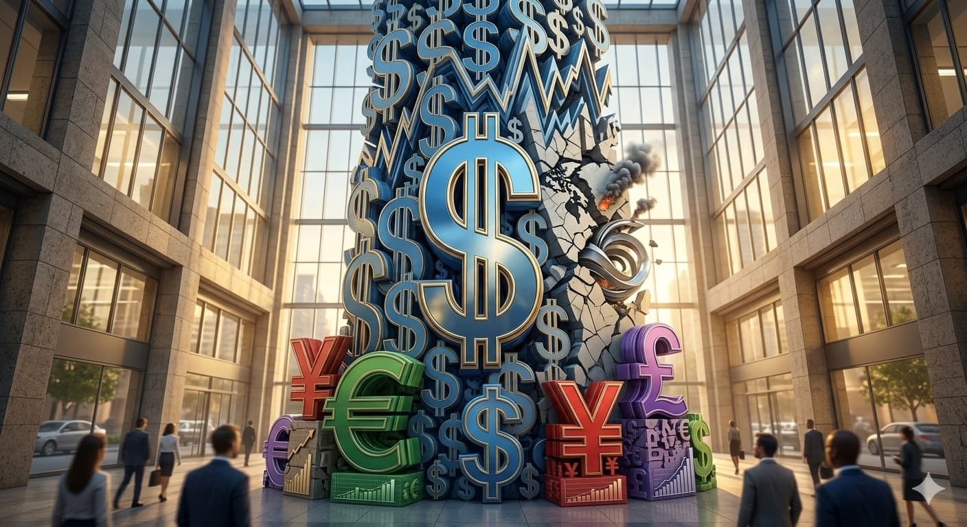الدولار يسجل أسوأ شهر له منذ حزيران 2025 مع تراجع التداولات الآمنة
