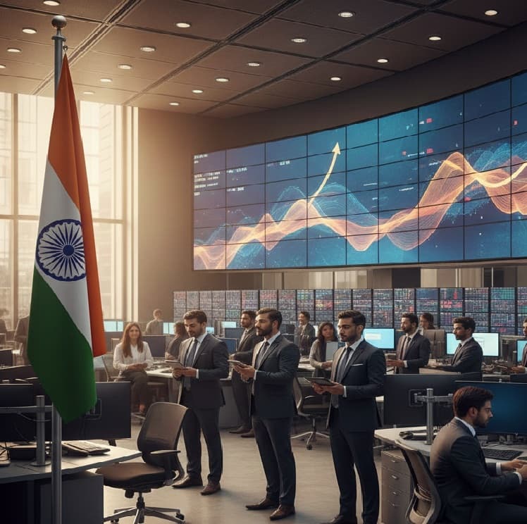  الأجانب يشترون أكبر كمية من الأسهم الهندية منذ شهرين مع تعافي الروبية