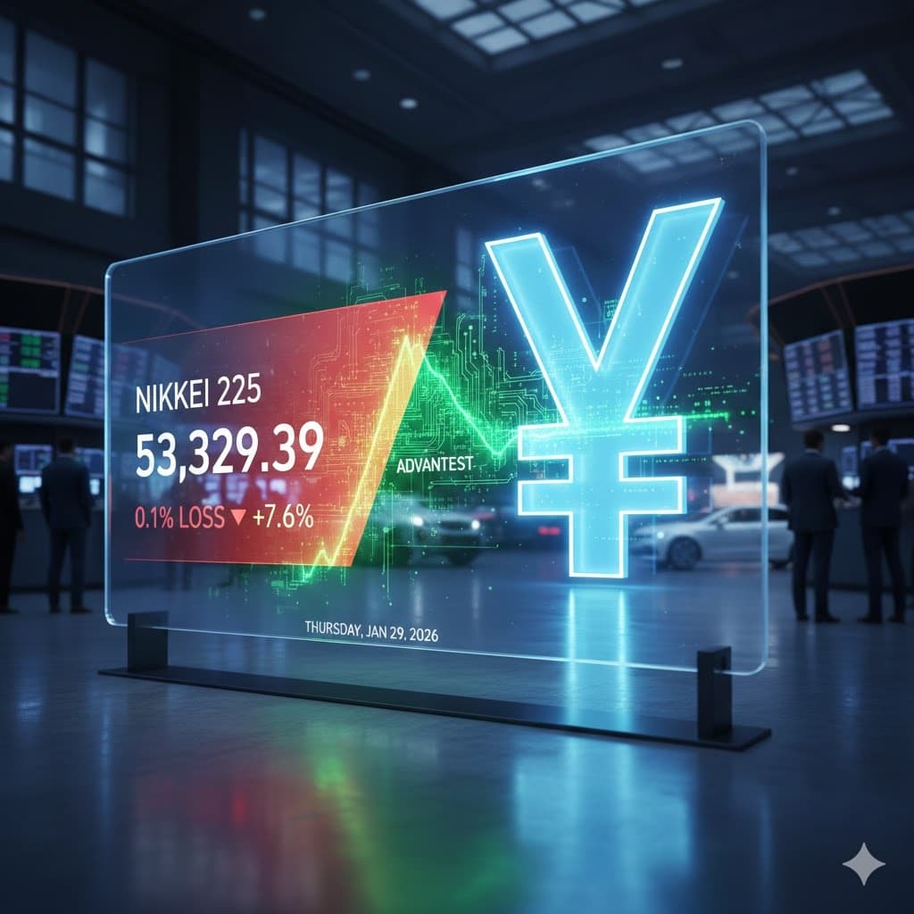 تراجع طفيف للأسهم اليابانية تحت ضغط قوة الين رغم قفزة أدفانتست