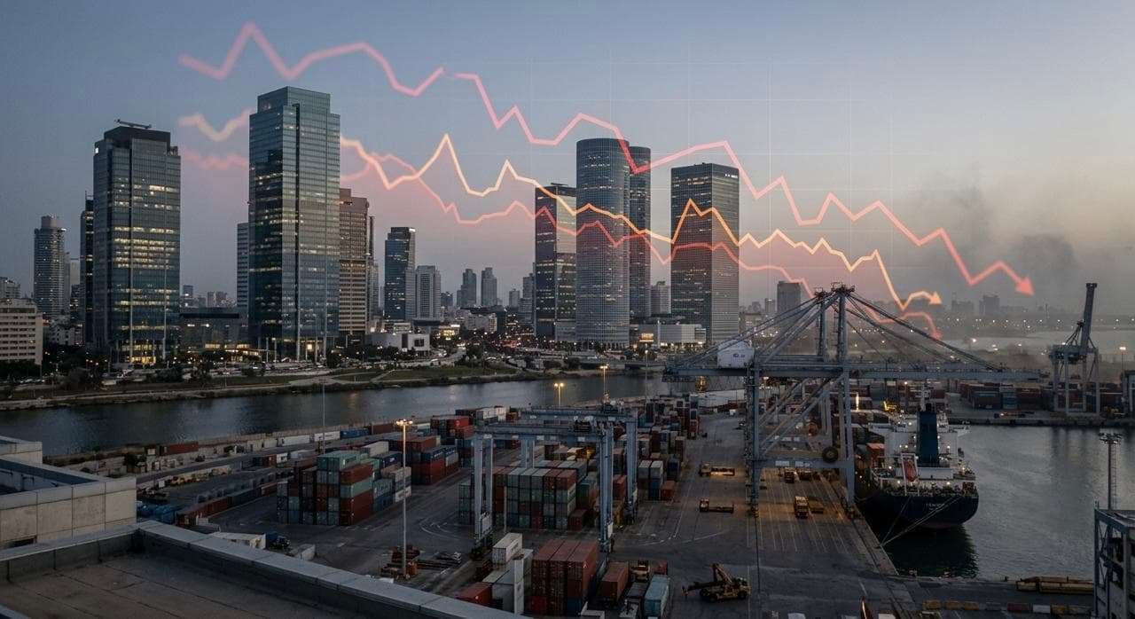 الاقتصاد الإسرائيلي ينكمش 3.8% في الربع الأول متأثرًا بتداعيات الحر