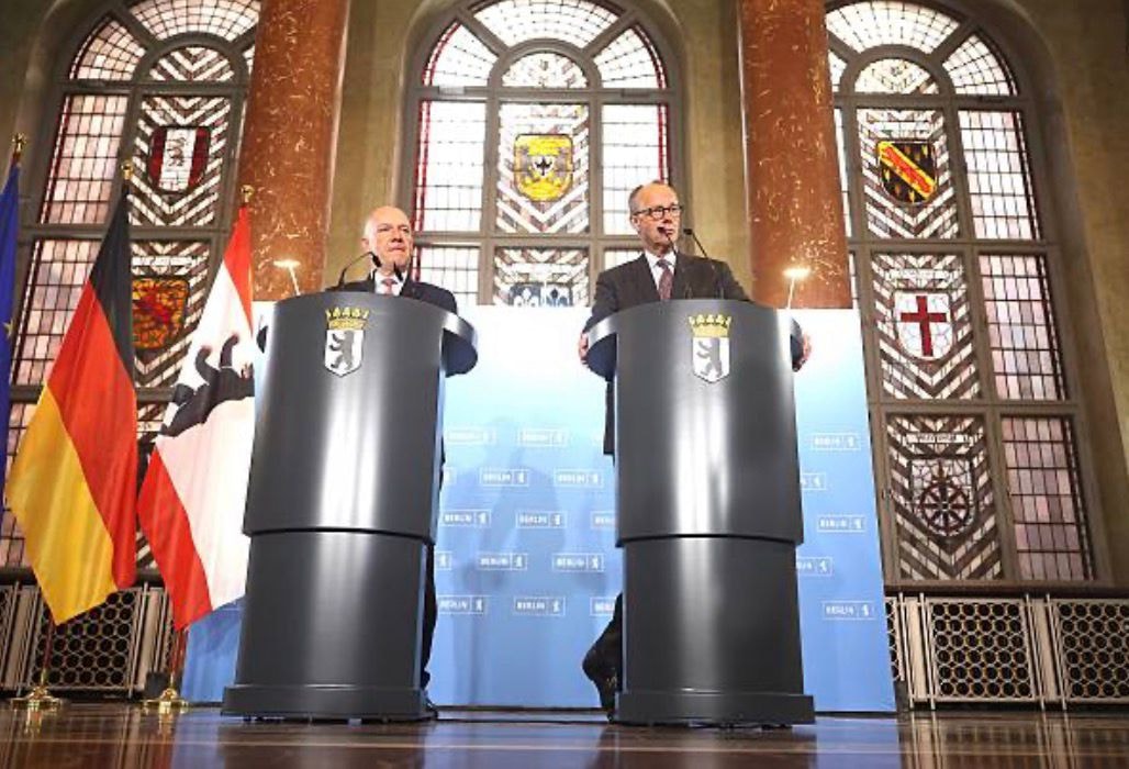 المستشار الألماني في المؤتمر