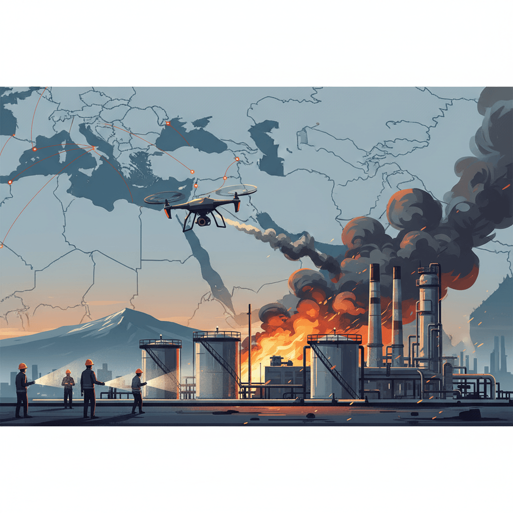 Erbil Refinery Attack Sparks Denial from Iran Amid Regional Tensions