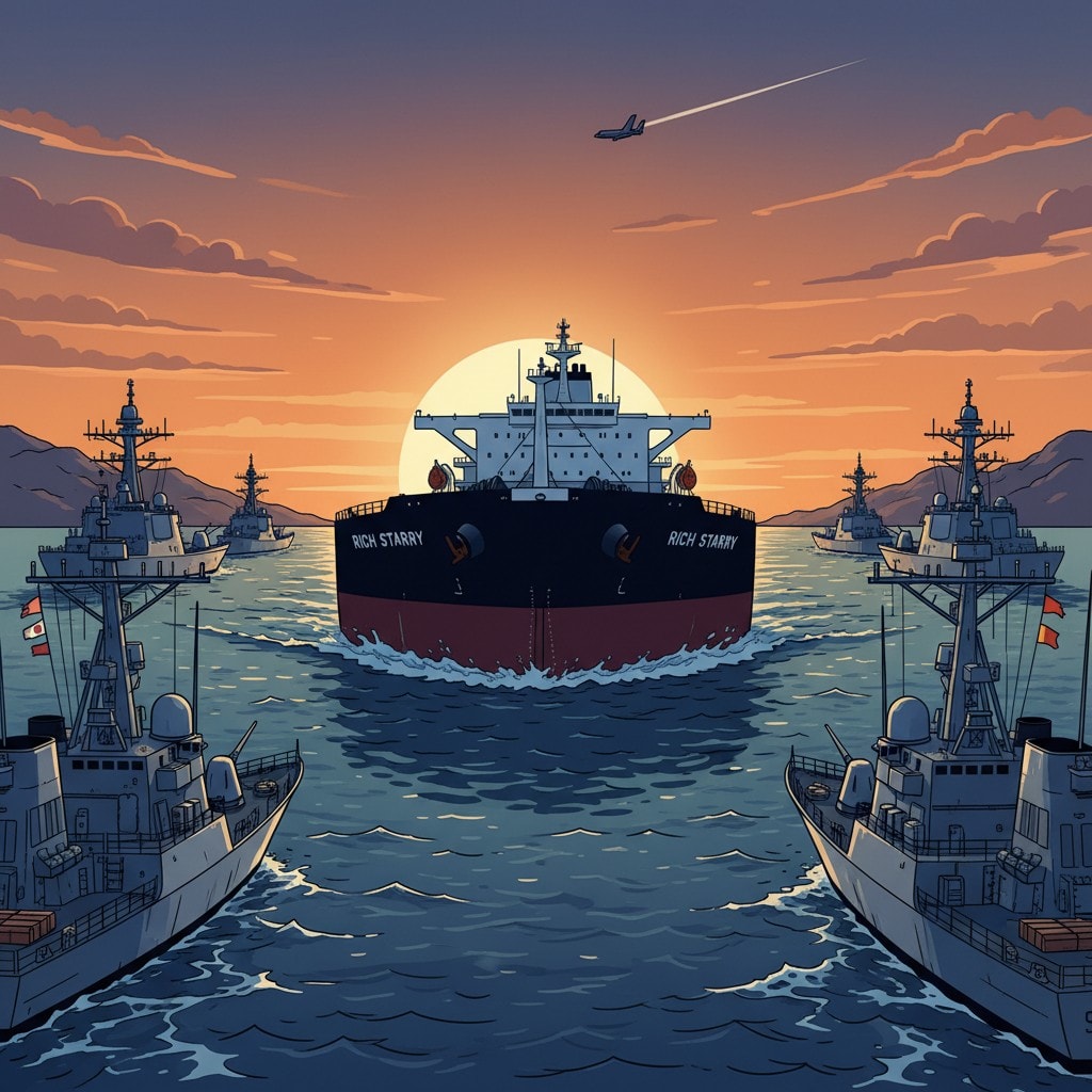 Sanctioned Tanker Challenges US Blockade in Strait of Hormuz