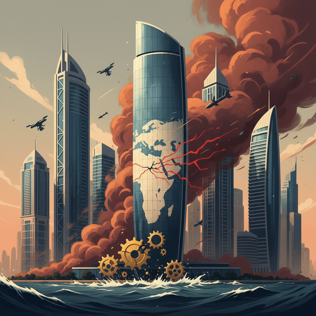 Iran Conflict Exposes Gulf's Fragility, Threatening Economic Hub Status