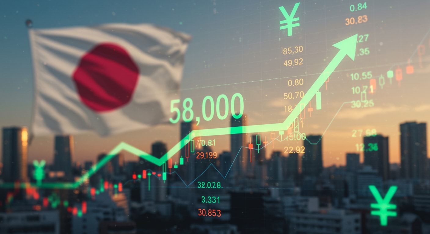 نيكي يخترق 58 ألف نقطة (Ai)