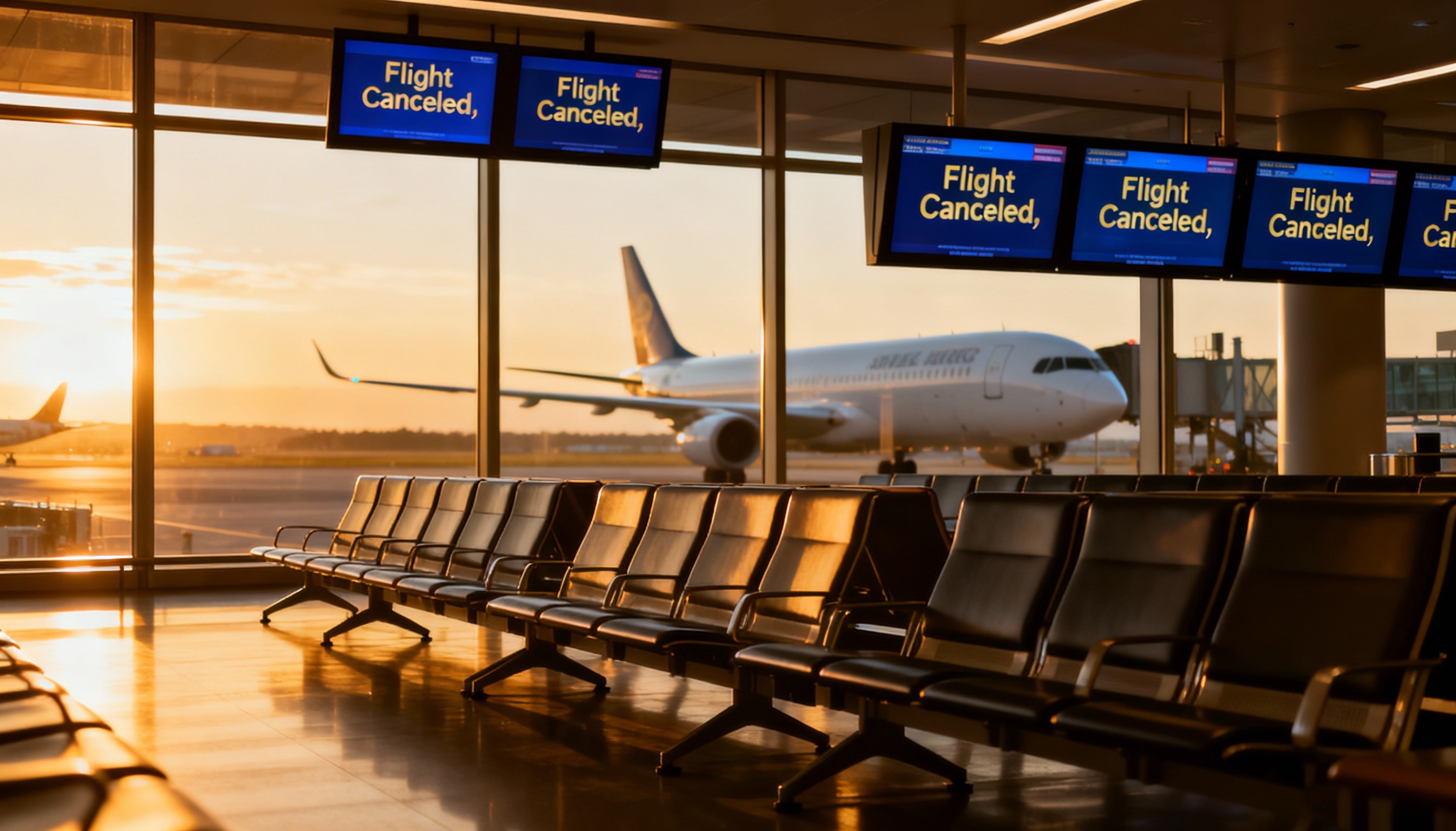 ترانسات الكندية تلغي رحلاتها (Ai)