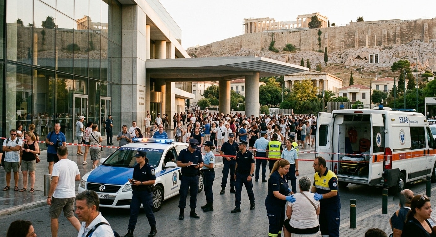 هجوم بسكين قرب موقع الأكروبوليس في أثينا ai