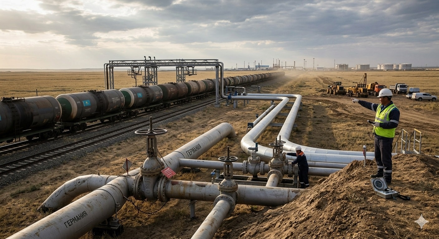 إعادة توجيه إمدادات النفط_صورة مولدة عبر الذكاء الاصطناعي