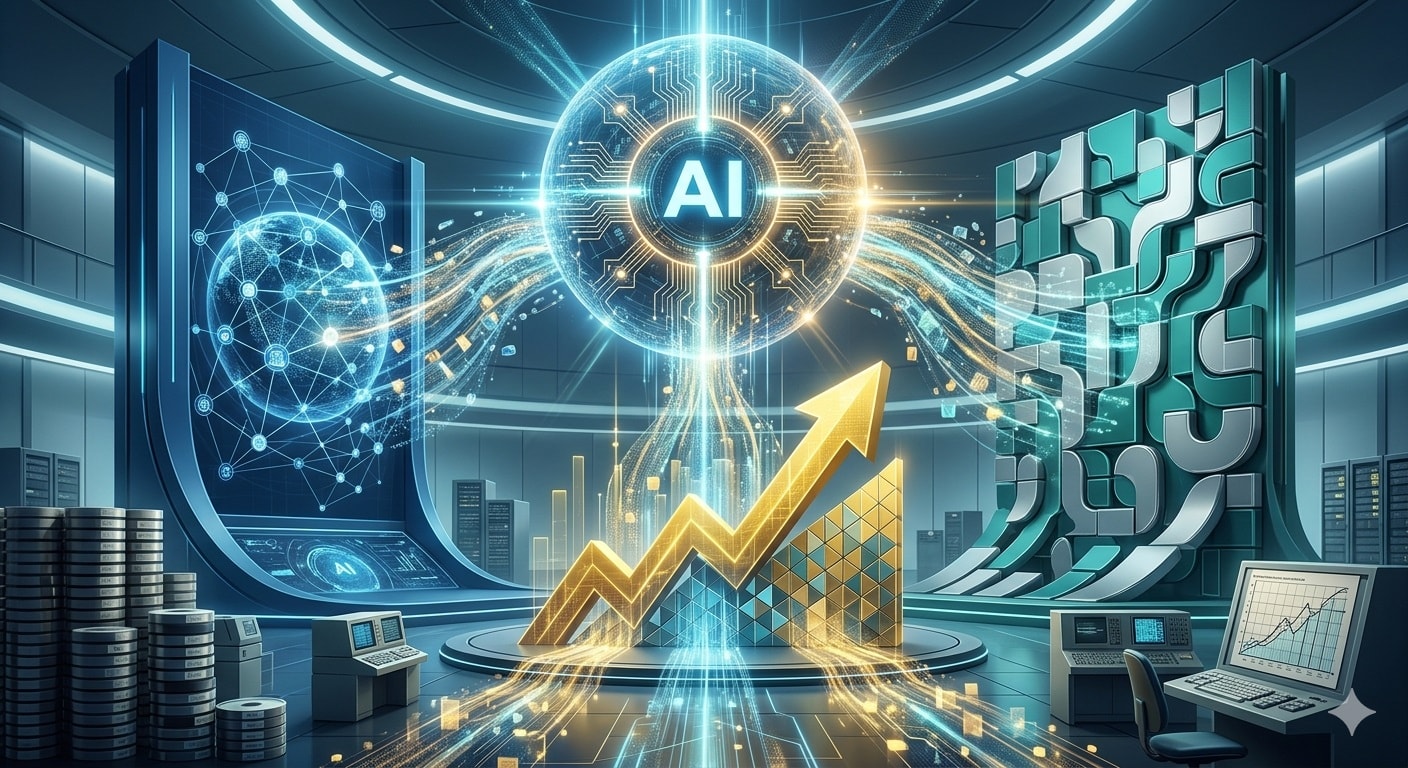 الذكاء الاصطناعي يغير آلية عمل الشركات_صورة مولدة عبر الذكاء الاصطناعي