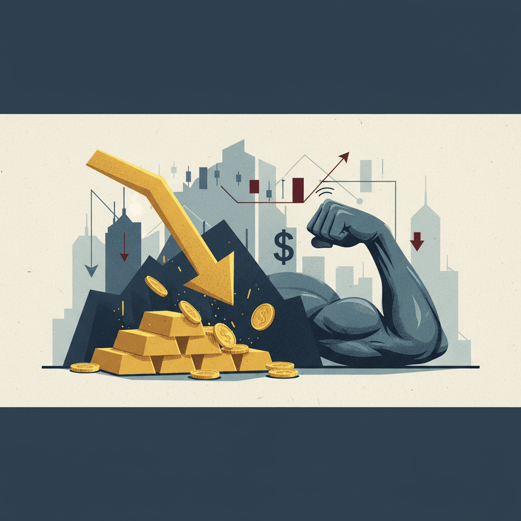 Gold Prices Dip Amid Profit-Taking and Dollar Strength