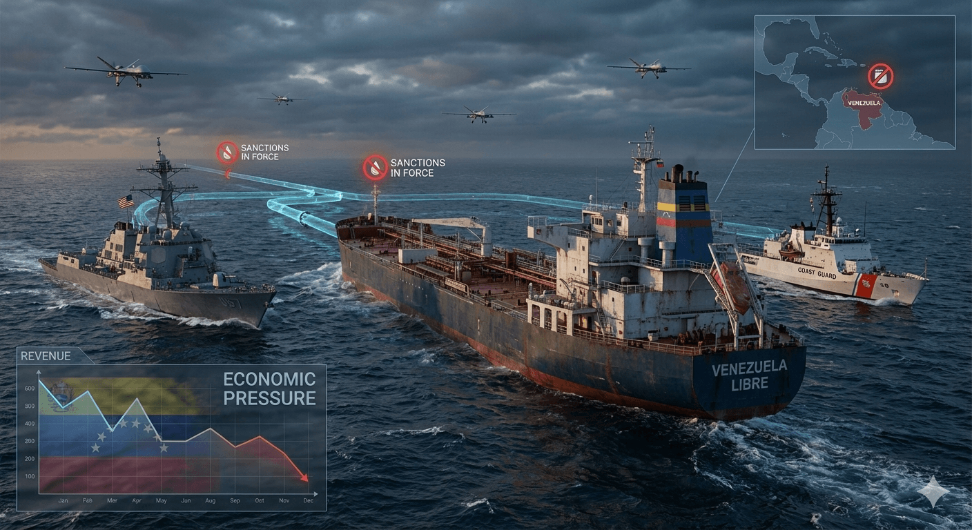 واشنطن تلاحق ناقلة نفط (Ai)