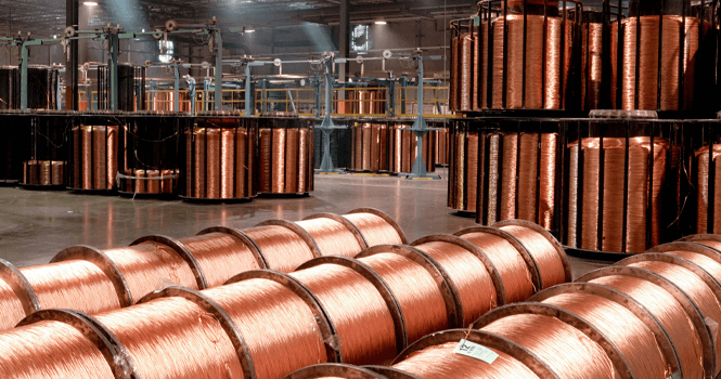  تراجع أسعار النحاس (Ai)