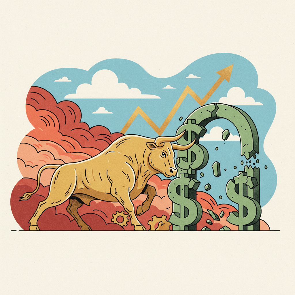 Gold Prices Rebound as Dollar Weakens Amid Inflation Fears