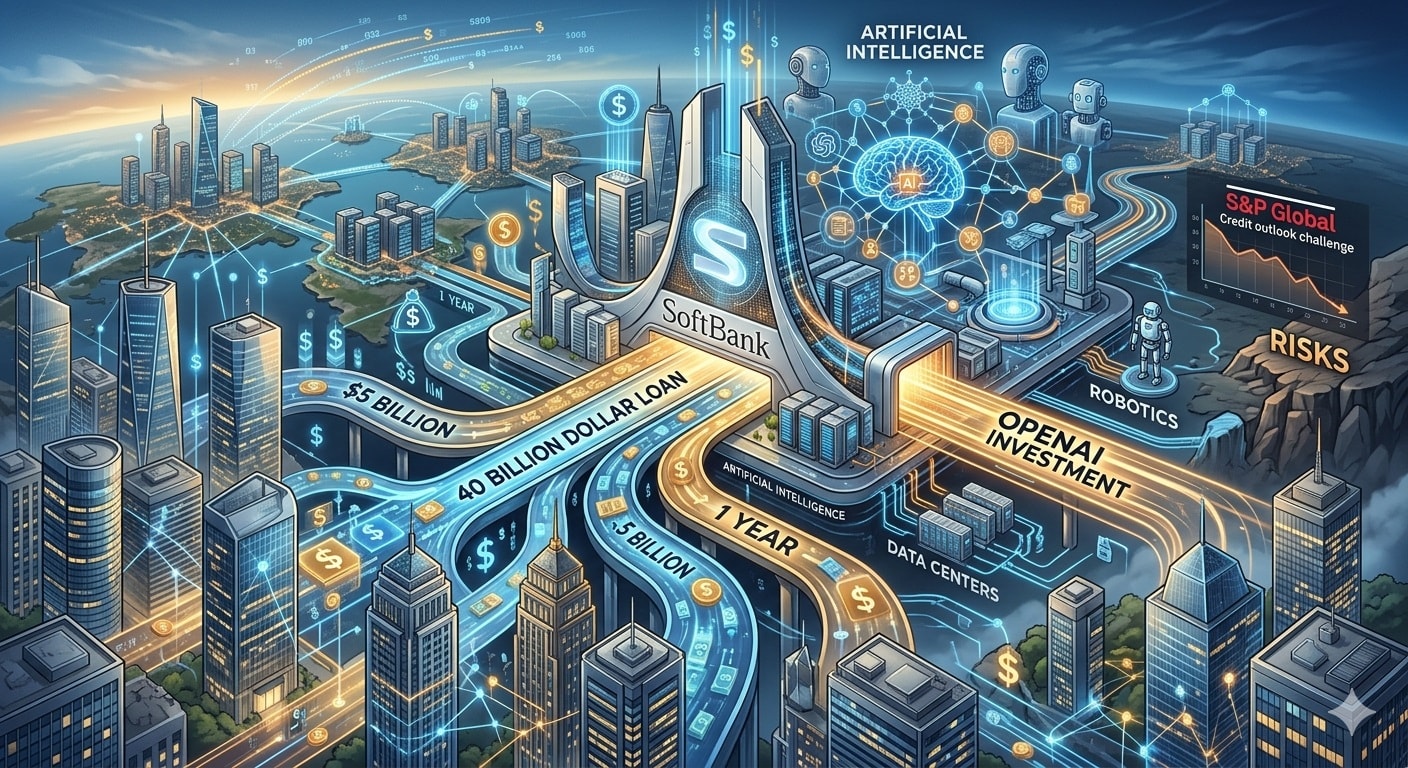 بنوك عالمية كبرى تضخ مليارات الدولارات لدعم رهان سوفت بنك الضخم على أوبن إيه آي(AI)