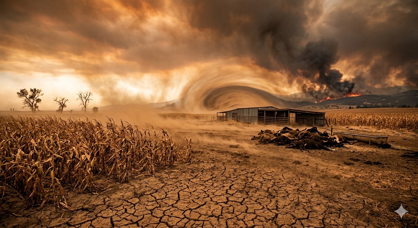 تهديدات الأمن الغذائي العالمي المتفاقمة(AI)