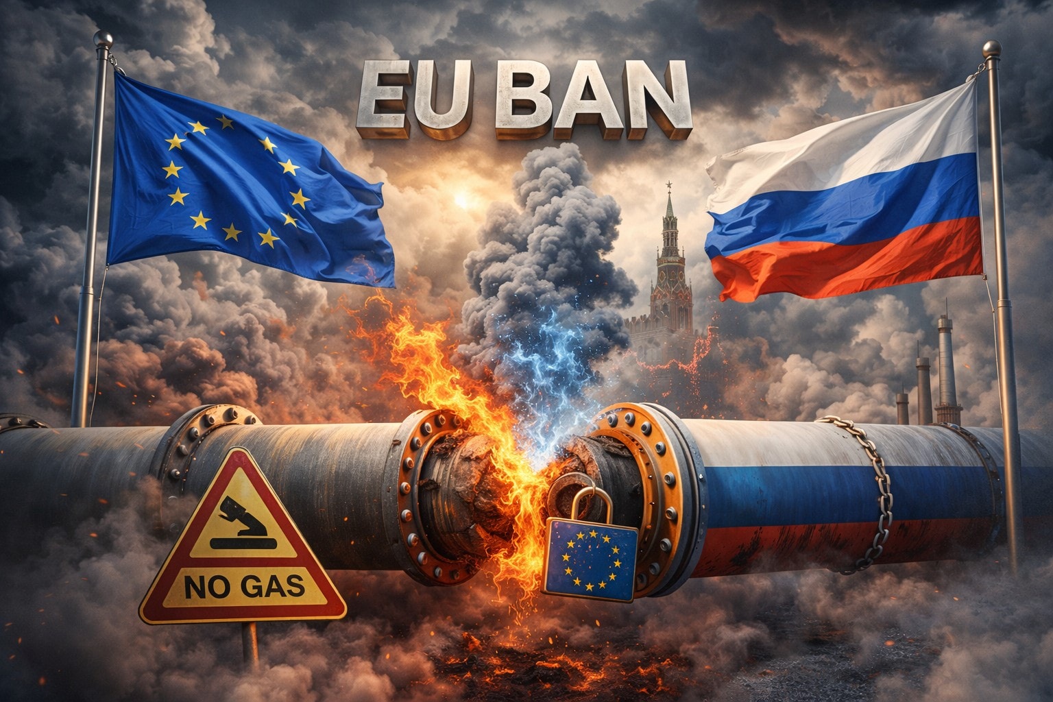 حظر أوروبي نهائي للغاز الروسي - سنيب