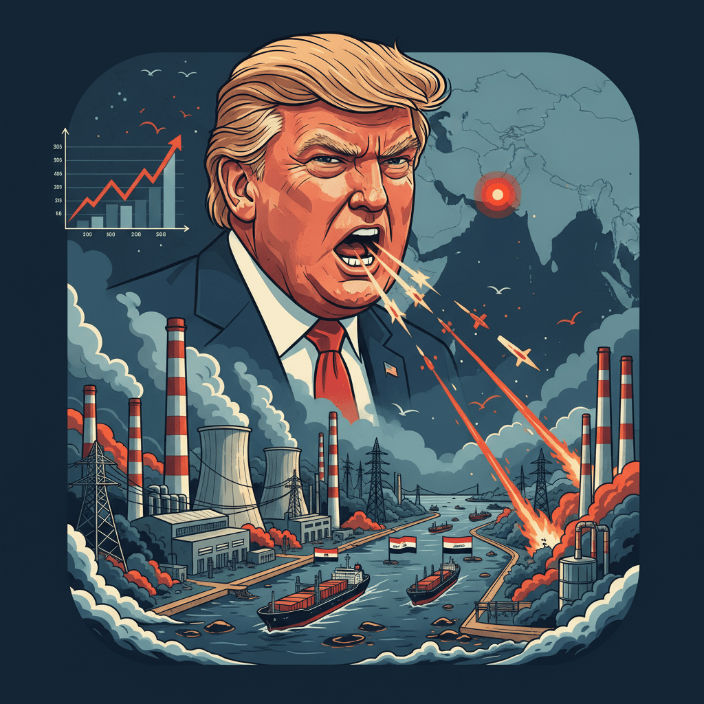 Trump's Threats Escalate Amidst Hormuz Strait Tensions