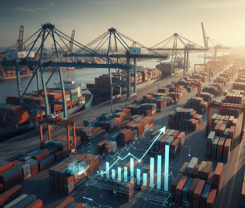 النمو يتحدى الرسوم الجمركية الأميركية (AI)