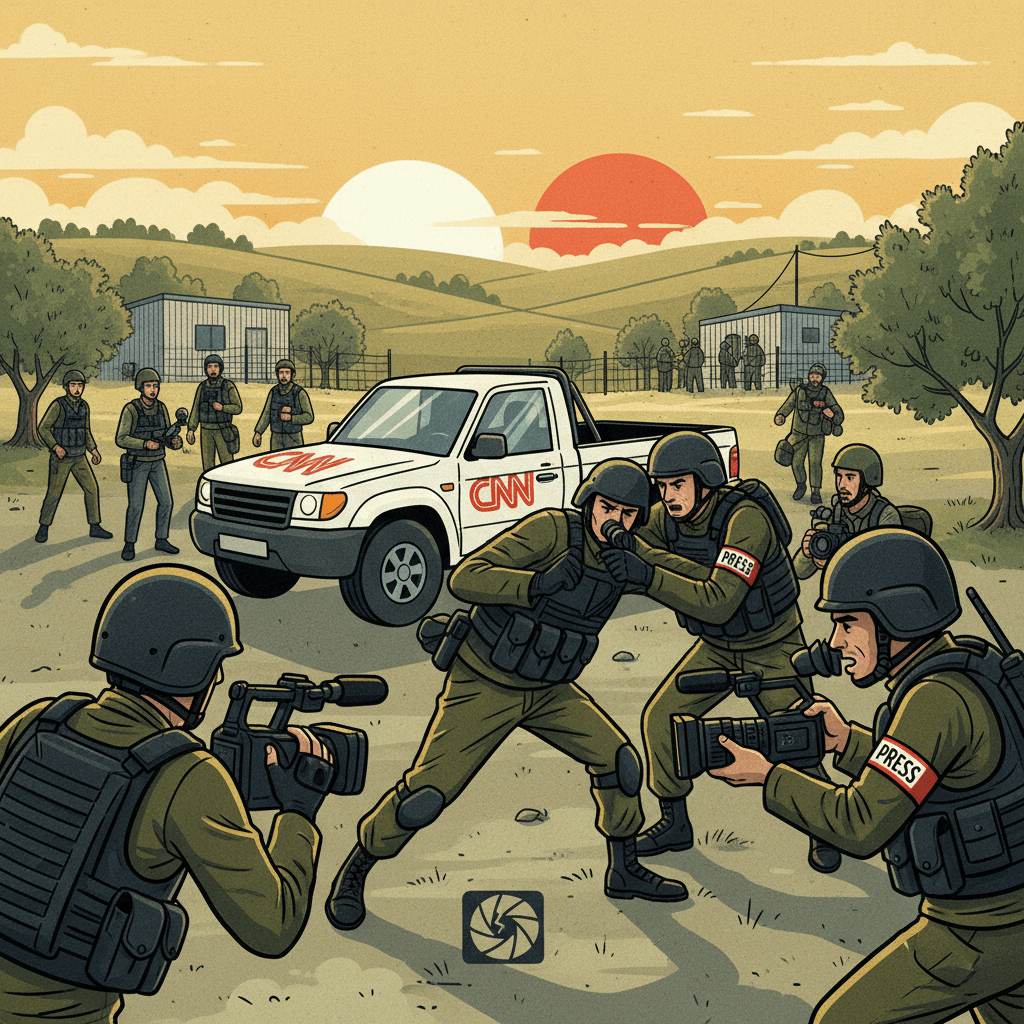 Journalist Group Condemns Israeli Forces' Actions Against CNN Crew in West Bank