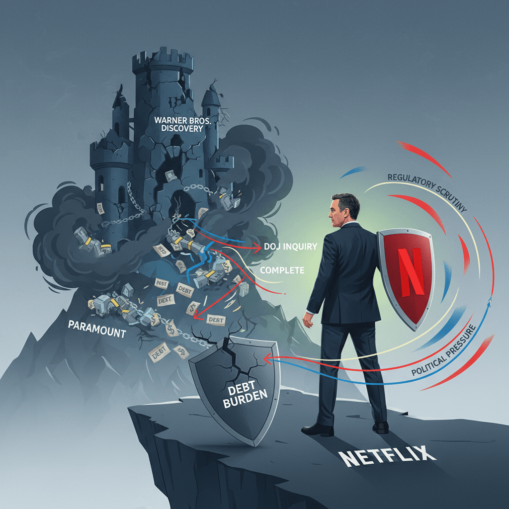 Netflix CEO Sarandos Details Exit from Warner Bros. Pursuit, Cites Paramount's Debt Burden