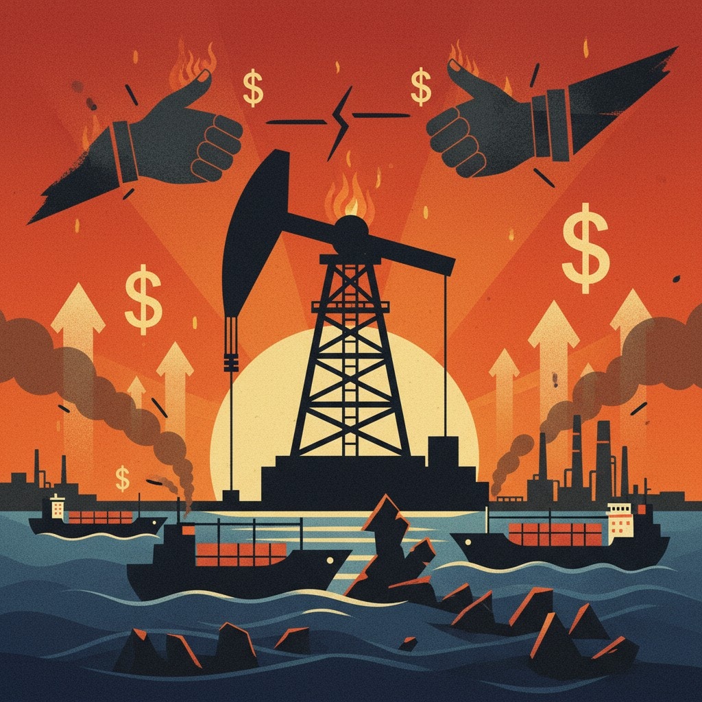 Crude Oil Prices Surge Amid Stalled US-Iran Talks and Supply Concerns