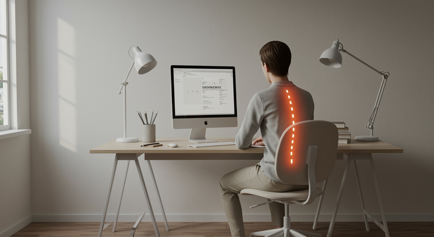 تطبيق ذكي يجبرك على الجلوس باستقامة (Ai)