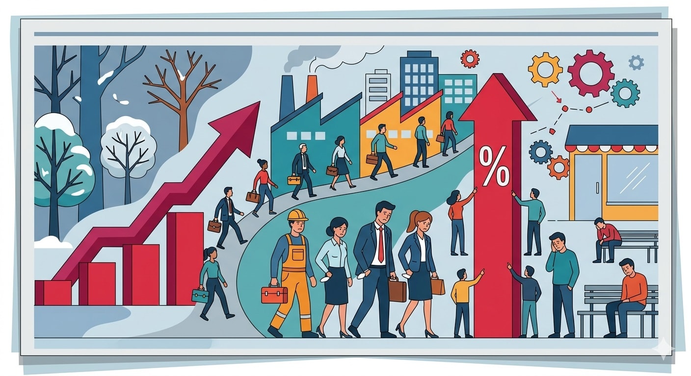 ارتفاع معدلات البطالة