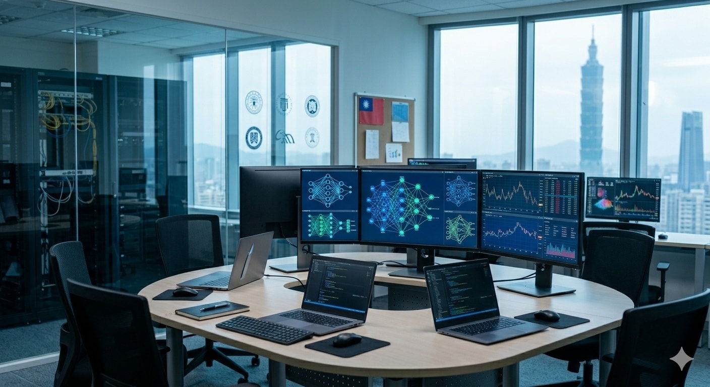 غرفة تطوير ذكاء اصطناعي_صورة مولدة عبر الذكاء الاصطناعي