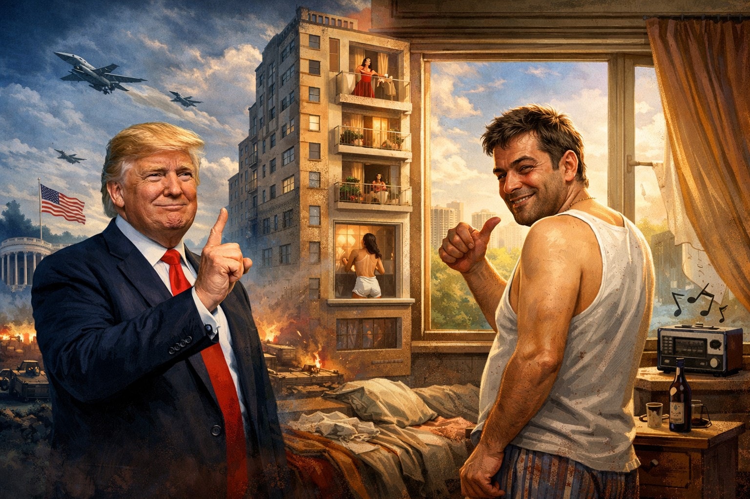 ترامب وأبو الزوز - حسن خوندي - سنيب