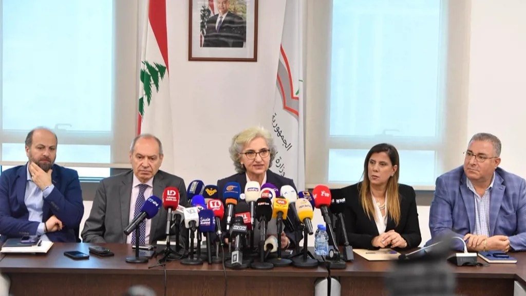 مؤتمر صحافي لوزيرة التربية في لبنان ريما كرامي، 15 أيار 2026 (وطنية)