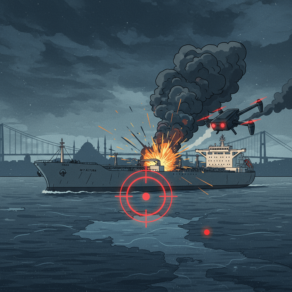 Drone Attack Strikes Oil Tanker Near Istanbul: Black Sea Security in Focus