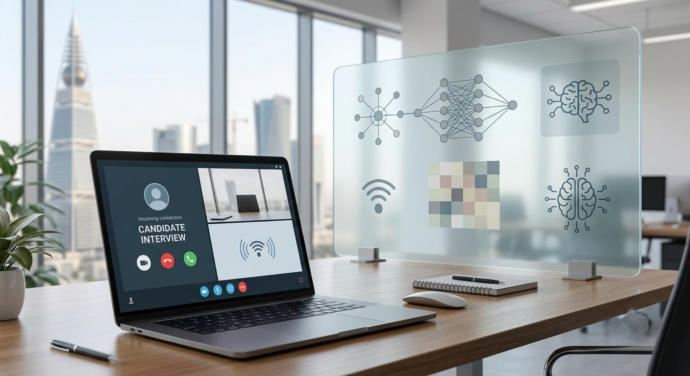 مقابلة عمل بمساعدة الذكاء الاصطناعي ai