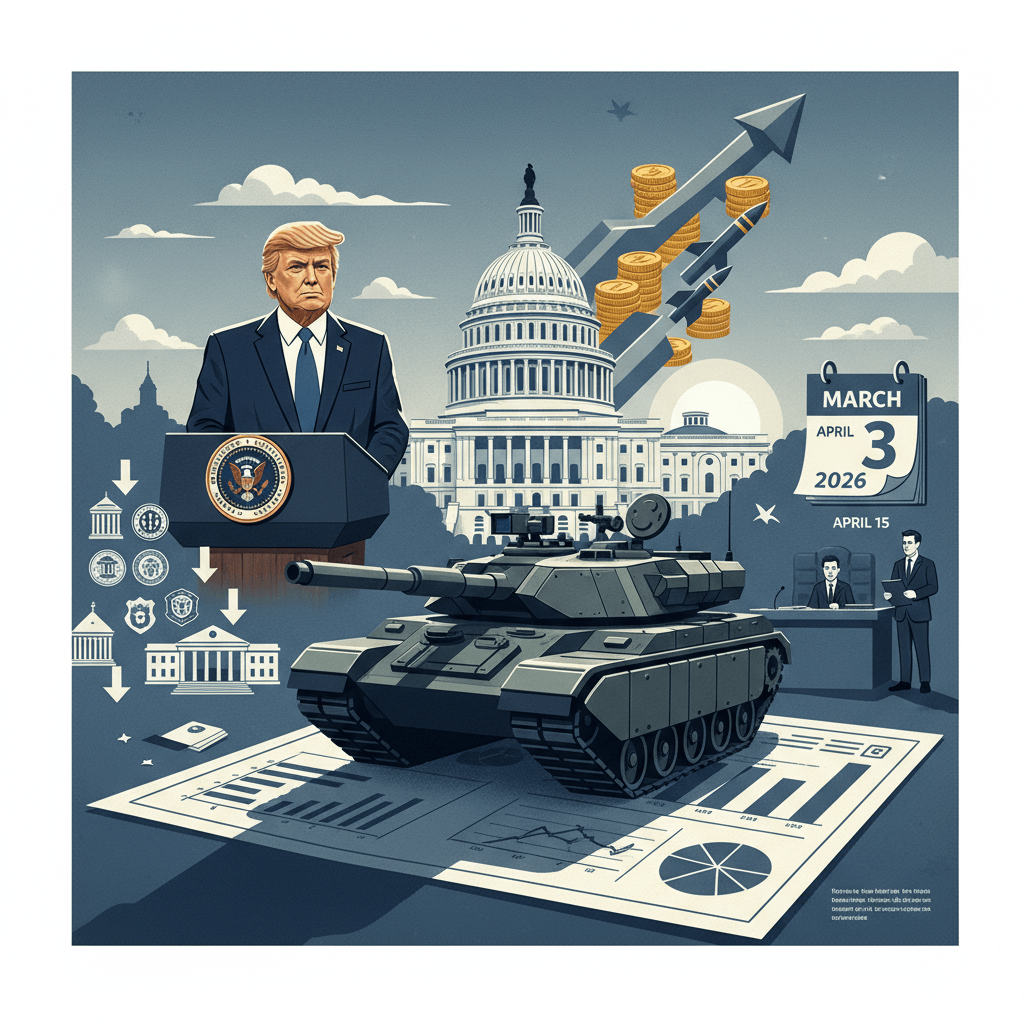 Trump's 2026 Budget Proposal Arrives April 3rd, Prioritizing Defense Spending