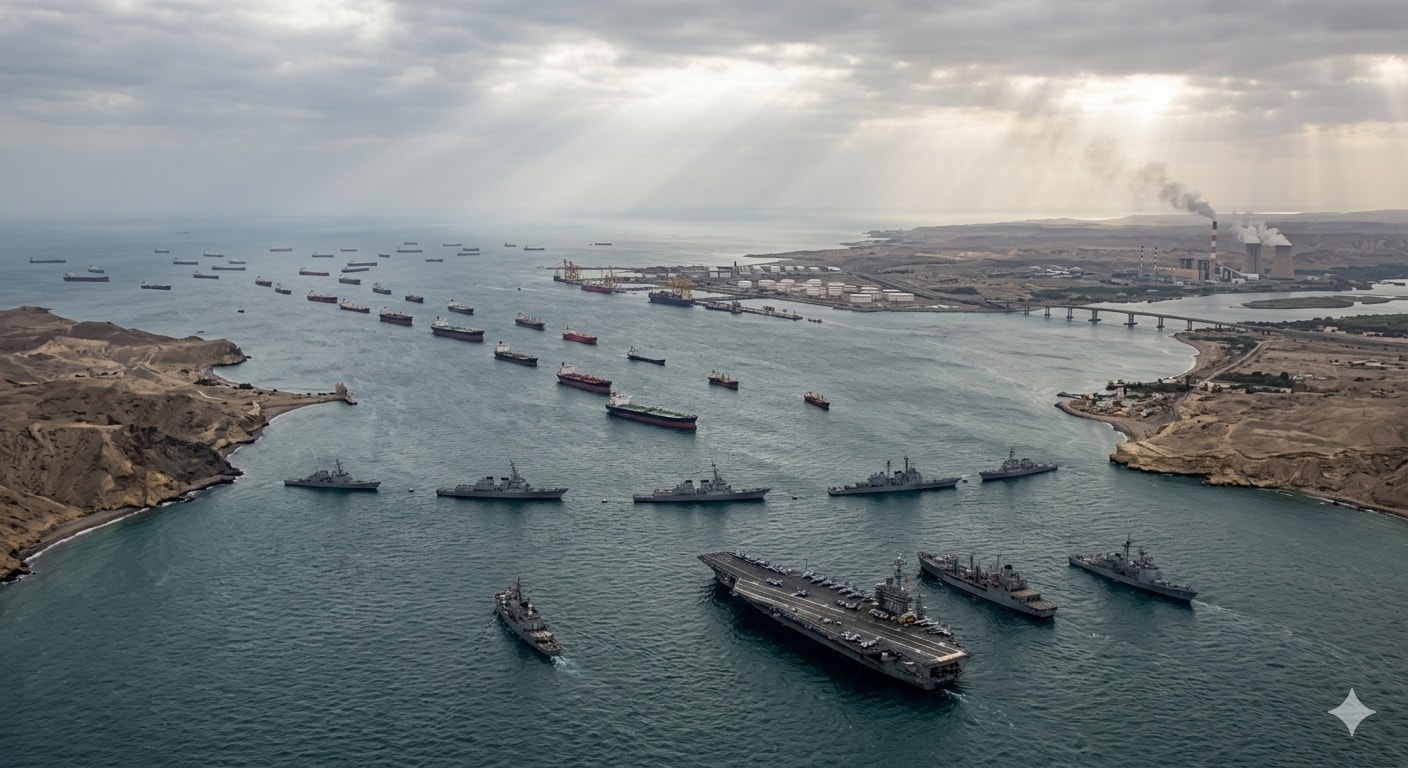 مفاوضات أمريكية إيرانية حول هرمز(AI)