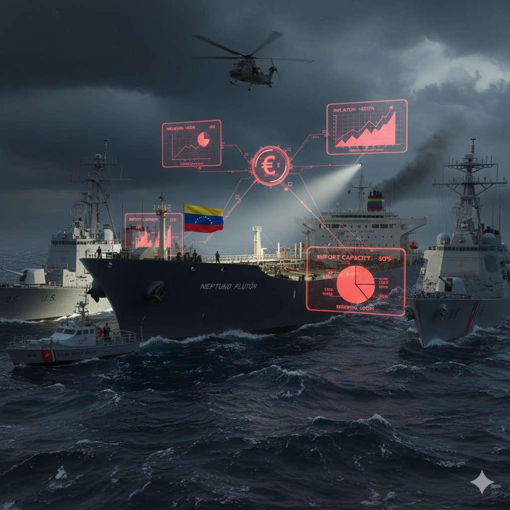 الاستحواذ الأميركي على ناقلة نفط فنزويلية (Ai)