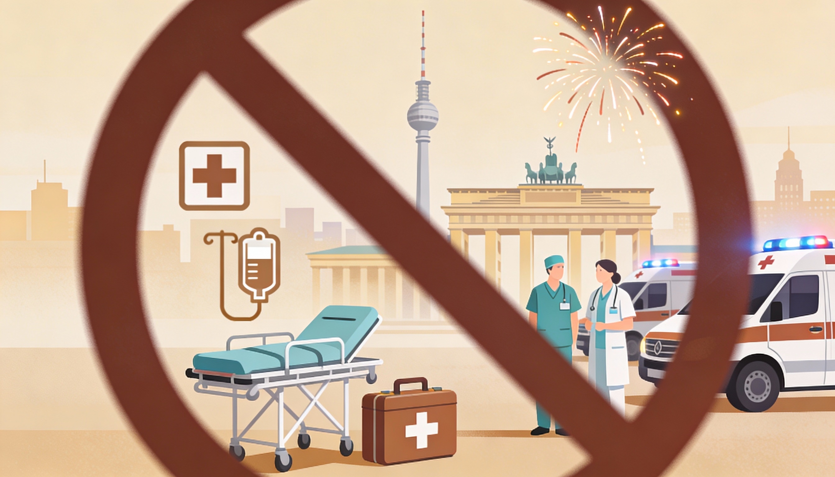 أطباء ألمانيا يطالبون بحظر المفرقعات (Ai)