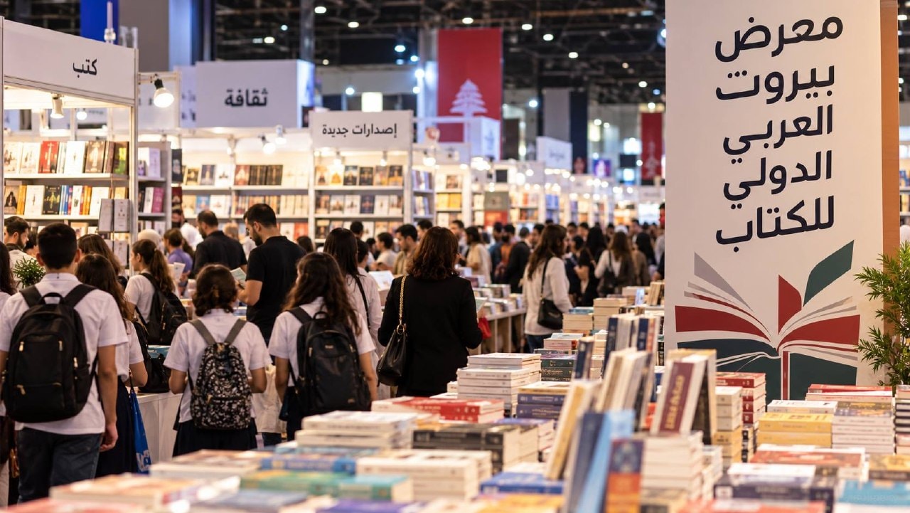 إقبال واسع على معرض بيروت للكتاب وسط فعاليات ثقافية متنوعة/ai