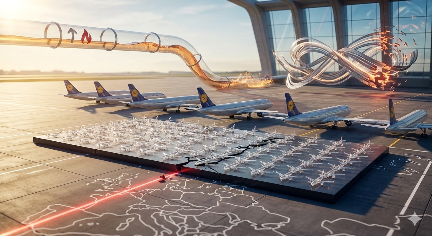 مجموعة لوفتهانزا الألمانية تلغي 20 ألف رحلة قصيرة المدى من جدولها الصيفي في أوروبا(AI)