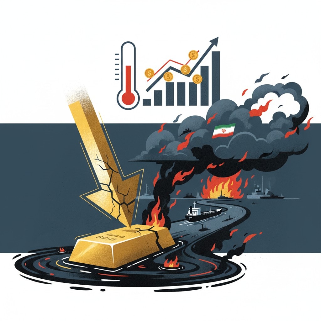 Gold Prices Under Pressure as Oil Surge Stirs Inflation Fears