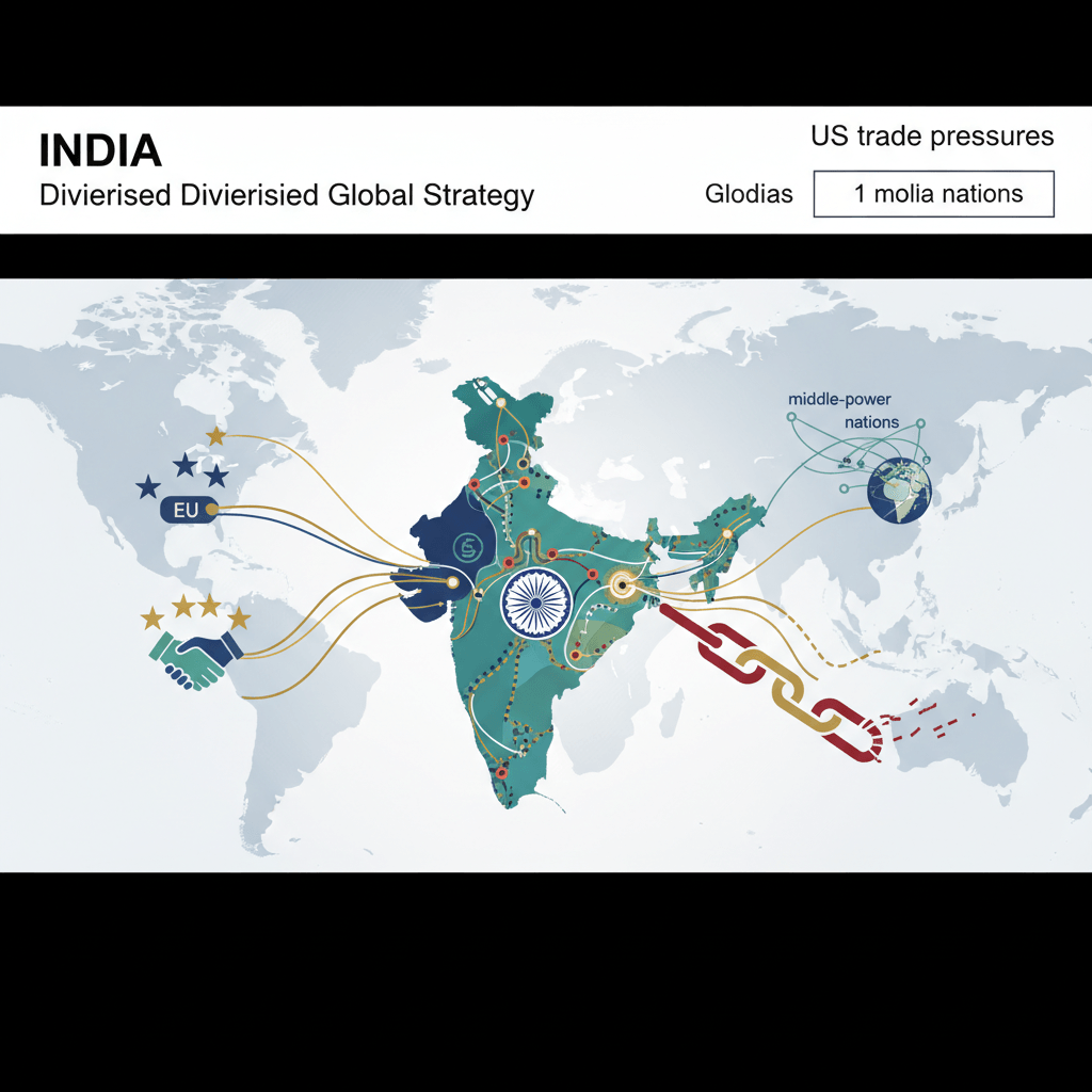 India Diversifies Partnerships Amidst US Trade Pressures