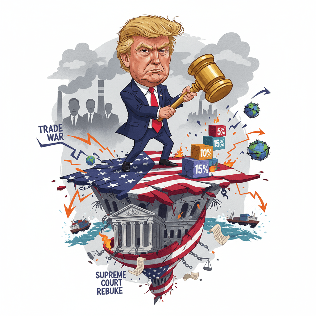 Trump Escalates Trade War with Increased Tariffs Following Supreme Court Rebuke