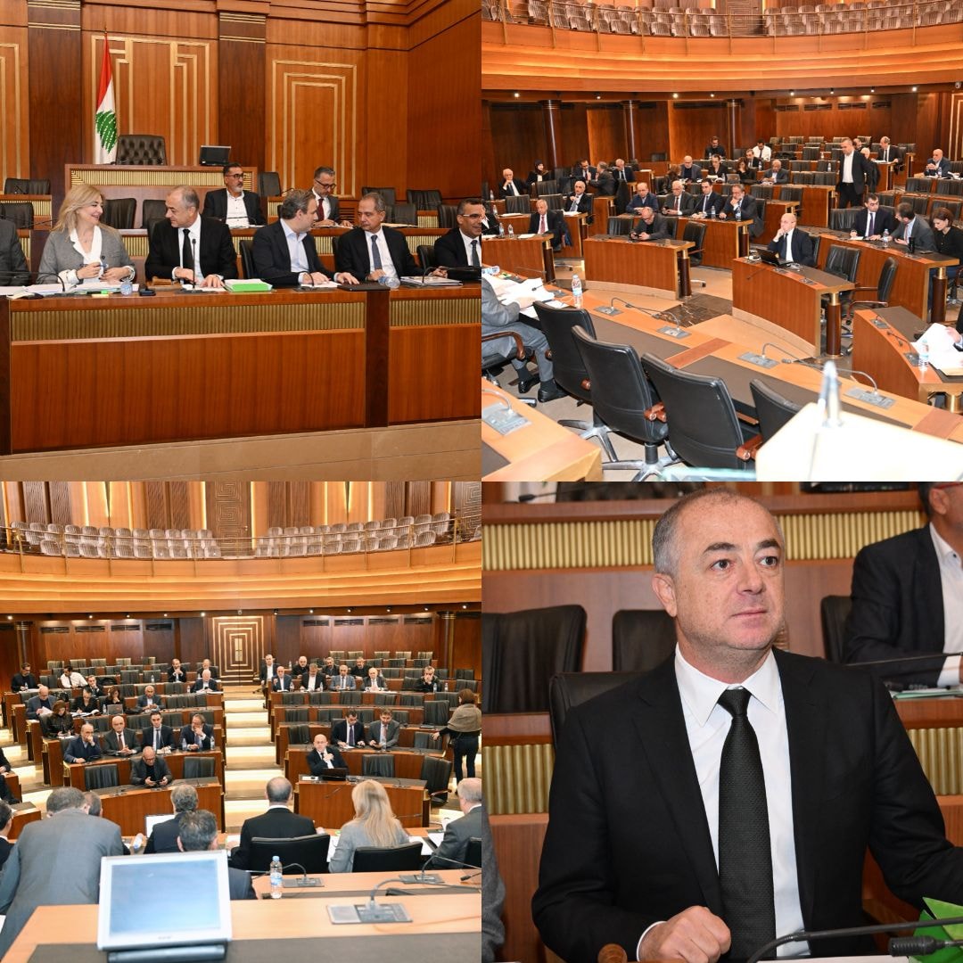  اللجان النيابية المشتركة في جلستها اليوم، برئاسة نائب رئيس المجلس النيابي إلياس بوصعب